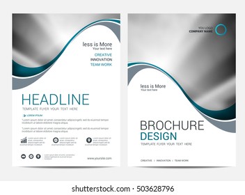 Brochure Annual report  Layout design template,  Leaflet Flyer template