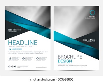 Brochure Annual report  Layout design template,  Leaflet Flyer template