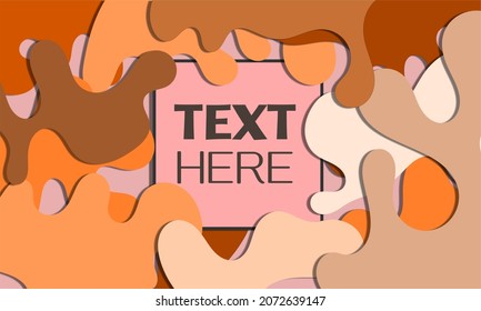 brochure background and wallpaper with customizable text