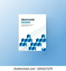 Brochure and book cover design template