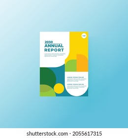 Brochure and book cover design template