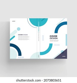 Brochure and book cover design template
