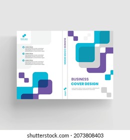 Design-Vorlage für Broschüren und Buchcover