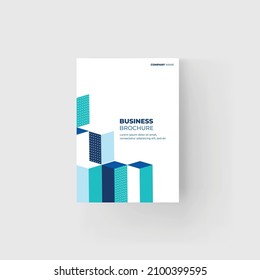 Plantilla de diseño de portada de folletos y libros