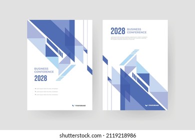 Brochure and book cover design template
