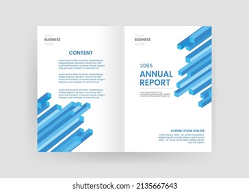 Brochure and book cover design template 