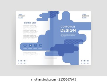Brochure and book cover design template 