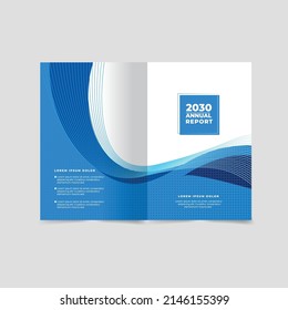 Brochure and book cover design template