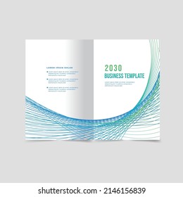 Brochure and book cover design template