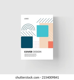 Brochure and book cover design template