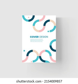 Brochure and book cover design template