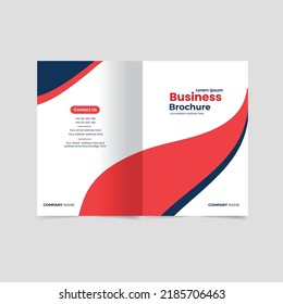 Brochure and book cover design template