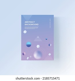 Brochure and book cover design template 