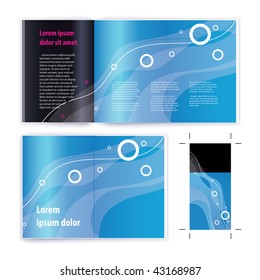 brochure ( booklet ) cover template vector