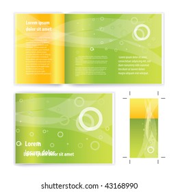 brochure ( booklet ) cover template vector