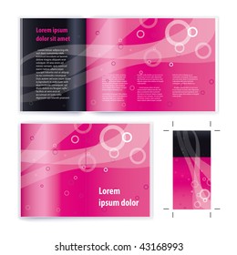 brochure ( booklet ) cover template vector