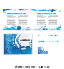   brochure ( booklet ) cover template vector