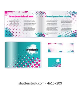   brochure ( booklet ) cover template vector