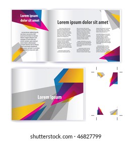    brochure ( booklet ) cover template vector