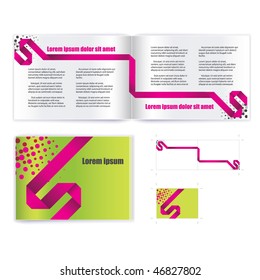    brochure ( booklet ) cover template vector