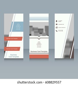 Brochure and booklet brochure designs. Easy to adapt for tri-fold brochure, poster, corporate presentation, magazine etc. Business vector set.