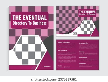 Diseño de la plantilla de vector Brochure Brifold