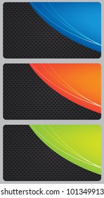 brochure business card banner metal glass abstract background style