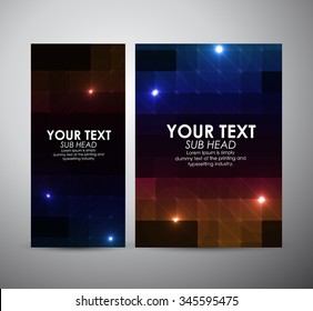 Brochure business design abstract colorful Modern pattern stylish texture background template or roll up.