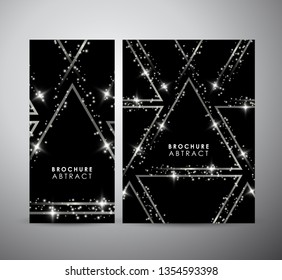 Brochure business design Abstract modern square digital - Vector Background.