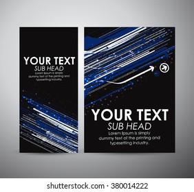 Brochure business design abstract Modern technology template or roll up. 