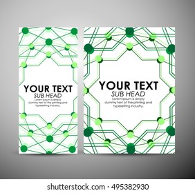 Brochure business design Abstract modern Circle background.