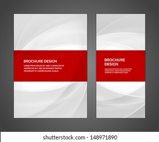 Brochure business design template or banner. Abstract vector background. 