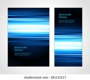 Brochure business design template or banner. Abstract vector background. 