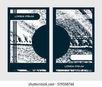 Brochure casual design. Denim texture pattern. Vector illustration. Modern fashion style cover.