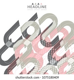 Brochure colorful header background design layout template