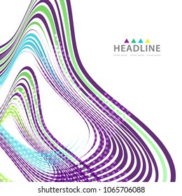 Brochure colorful header layout background template design