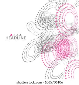 Brochure colorful header layout background template design