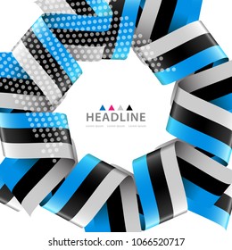 Brochure colorful header layout background template design
