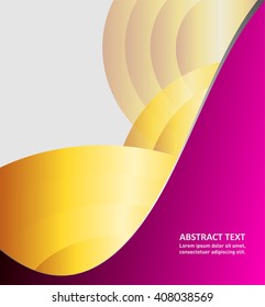 Brochure colorful layout background design