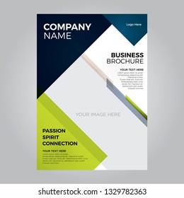 Brochure Template Layout Design Corporate Business Stock Vector ...