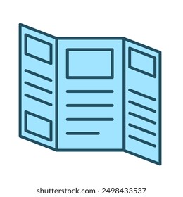 Brochure Content for Marketing Icon
