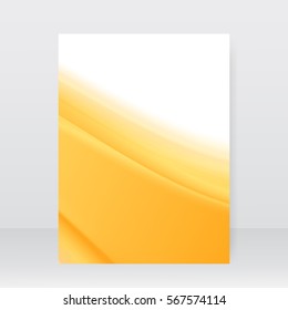 Brochure cover with an abstract background for the presentations. 