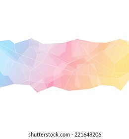 Brochure cover crystal structure abstract style. Vector illustration
