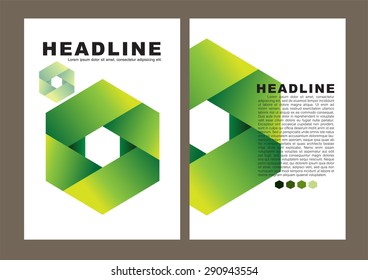 Brochure cover design.