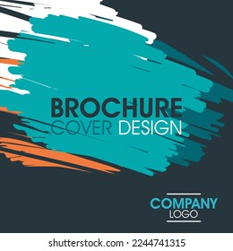 Brochure Cover Design, Abstract Background