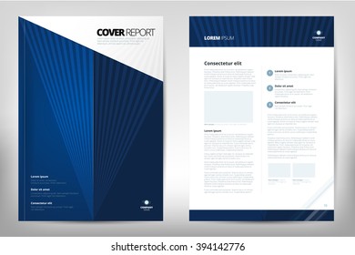 Brochure. Cover design for Annual Report, Catalog or Magazine, Book, Booklet or flyer. Corporate business template in A4 size. Flat creative concept in bright colors. Vector Illustration