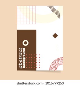 Brochure cover design. Flyer, poster, booklet template. Vector illustration