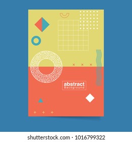 Brochure cover design. Flyer, poster, booklet template. Vector illustration