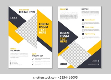 Design der Broschüren, Gestaltung der Flugblätter, Geschäftsbroschüre, Geschäftsbericht, Geschäftsbericht, Portfolio, Magazin, Poster, moderne Präsentation, Design der Banner-Vorlage in 4 Größen
