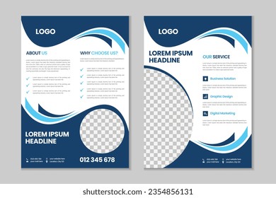 Brochure cover design, flyer template design, business brochure, annual report, portfolio, magazine, poster, modern presentation, a4 size banner template design